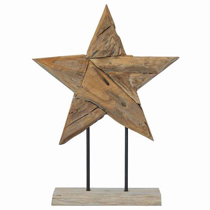 Stella di Natale Marrone 43,5 x 13,5 x 59 cm