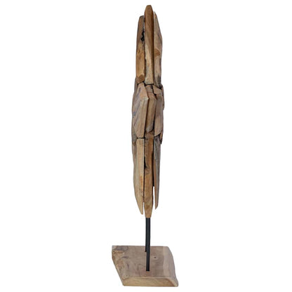 Stella di Natale Marrone 59,5 x 18 x 74 cm Legno di teak solido