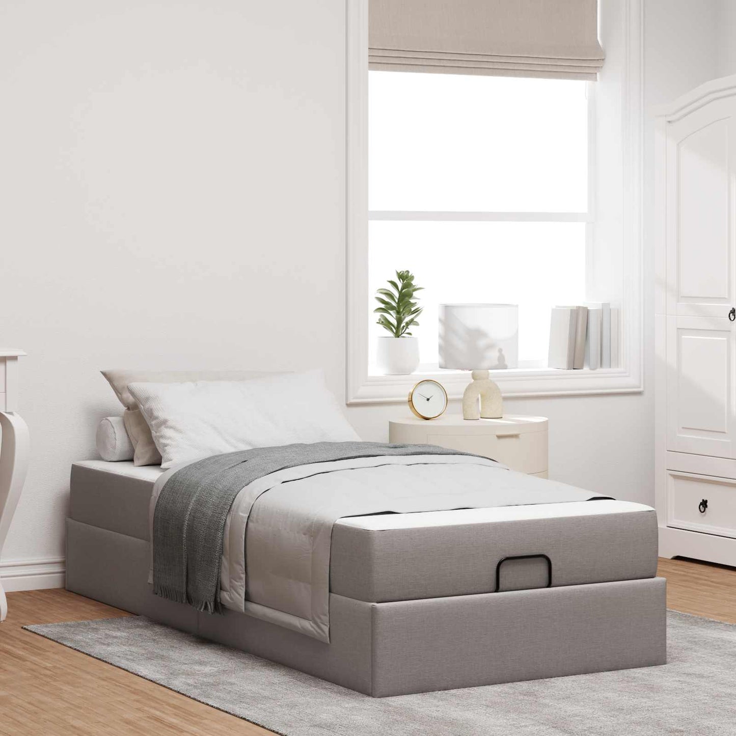 Struttura letto con materasso con materasso 2 pcs Talpa Tessuto