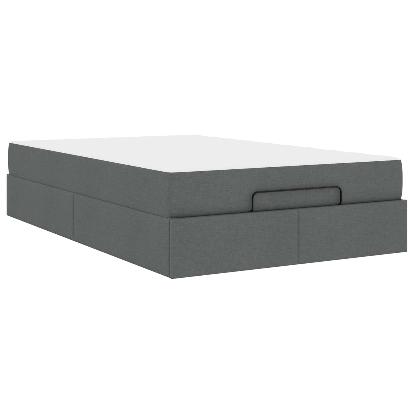 Struttura letto con materasso 2 pcs Grigio Sfumato Tessuto