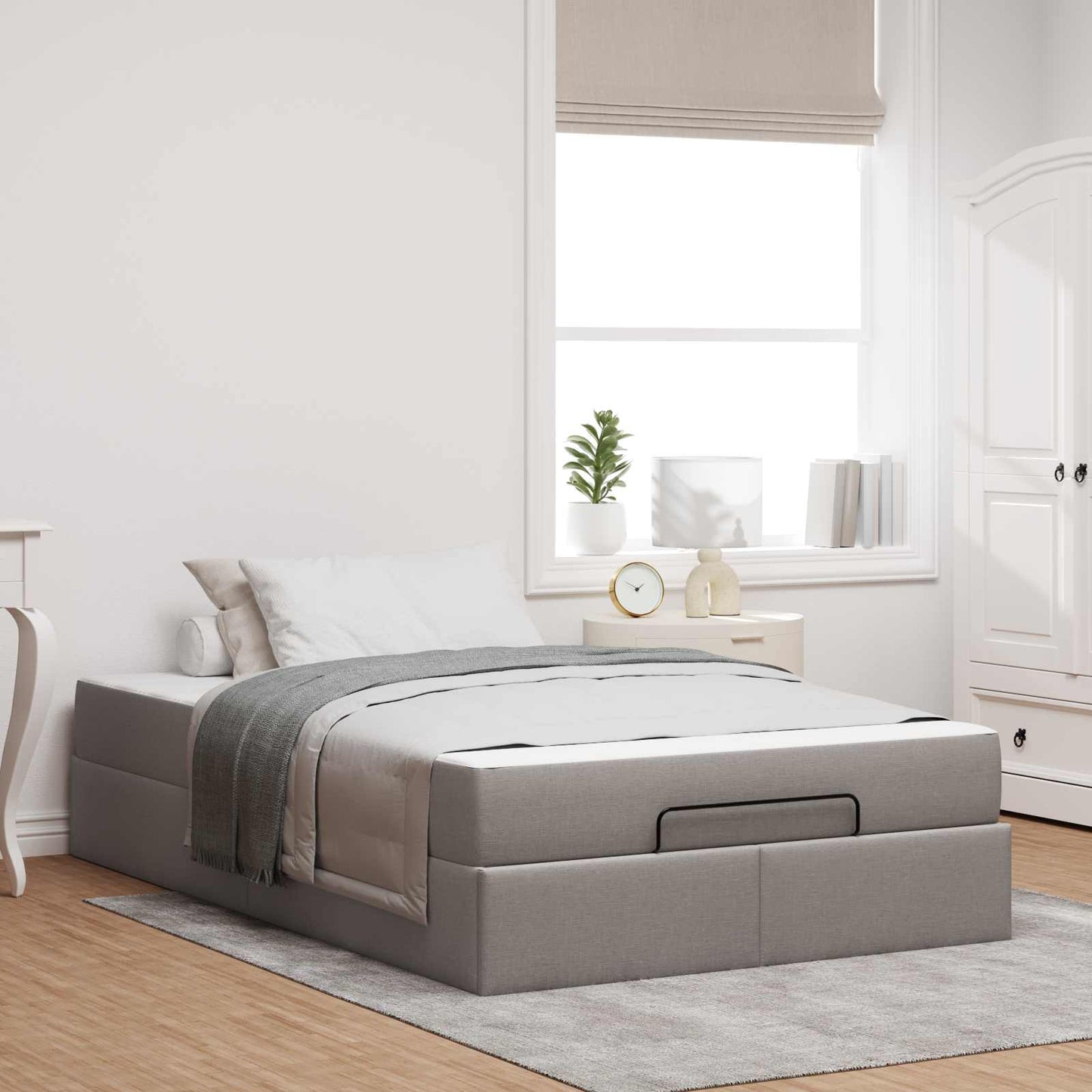 Struttura letto con materasso con materasso 2 pcs Talpa Tessuto