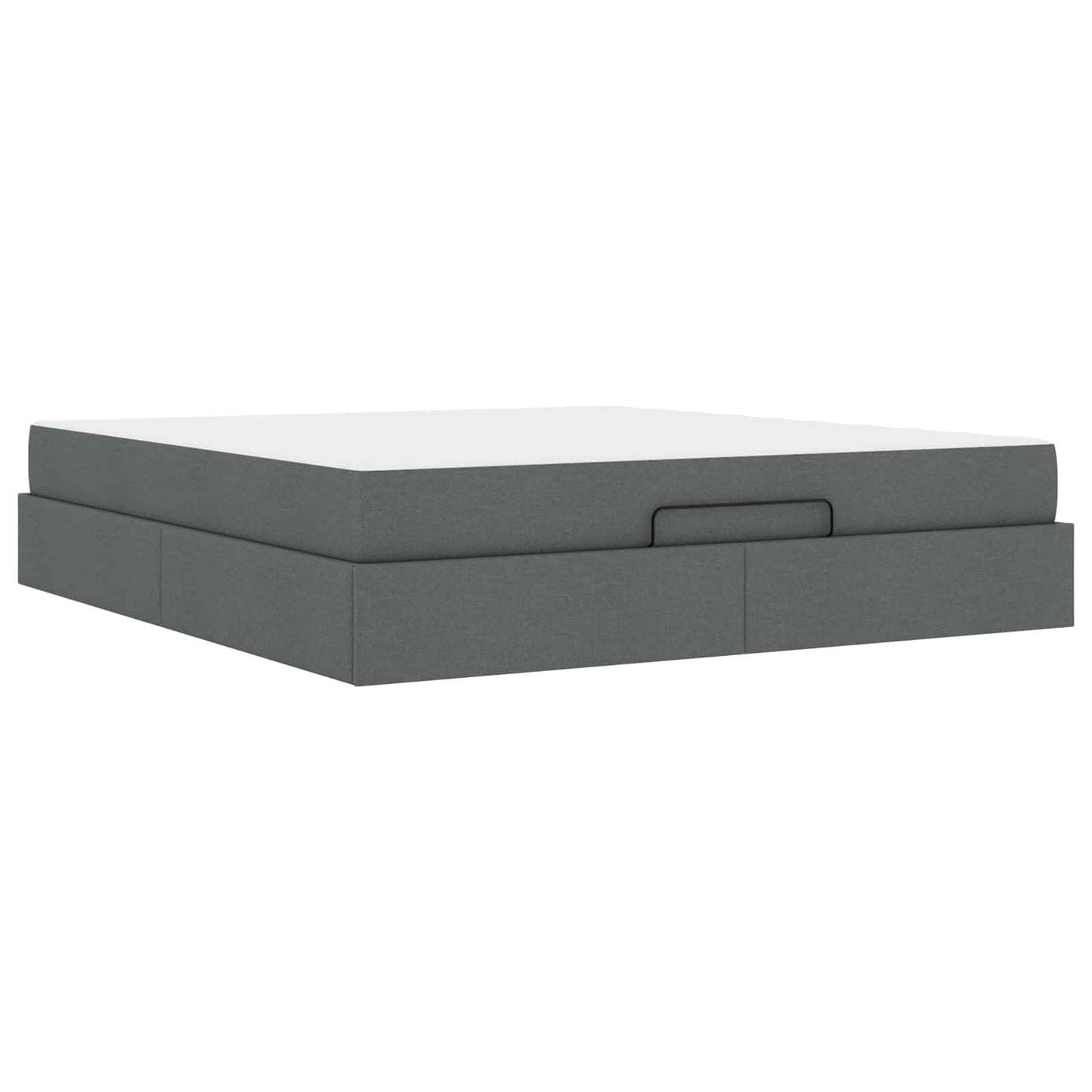 Struttura letto con materasso 2 pcs Grigio Sfumato Tessuto