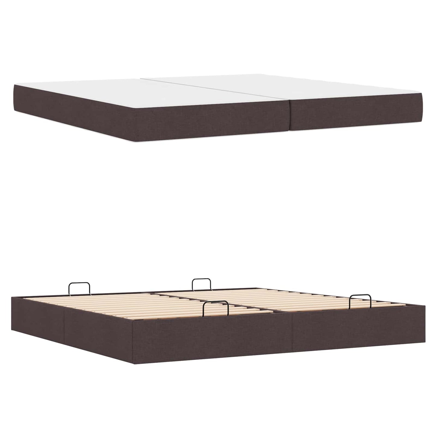Struttura letto con materasso con materasso 2 pcs Tanno Tessuto