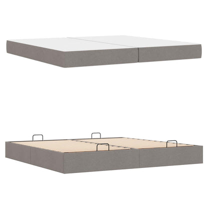 Struttura letto con materasso con materasso 2 pcs Talpa Tessuto