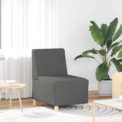 UnitÃ  di Divano Modulare Senza Braccioli 2 pcs Grigio scuro