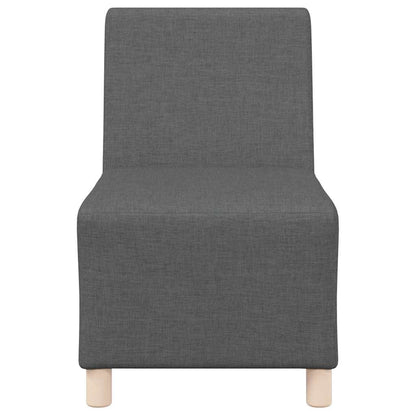 UnitÃ  di Divano Modulare Senza Braccioli 2 pcs Grigio scuro