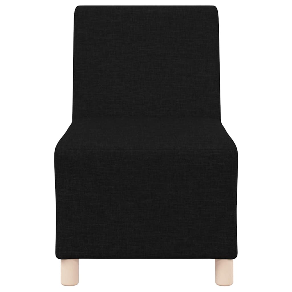 UnitÃ  di Divano Modulare Senza Braccioli 2 pcs Nero