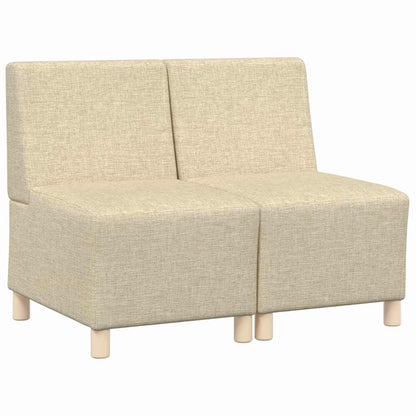 UnitÃ  di Divano Modulare Senza Braccioli 2 pcs Crema