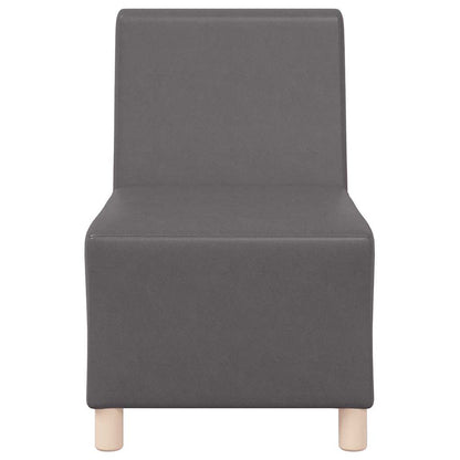 Unità di Divano Modulare Senza Braccioli 2 pcs Grigio