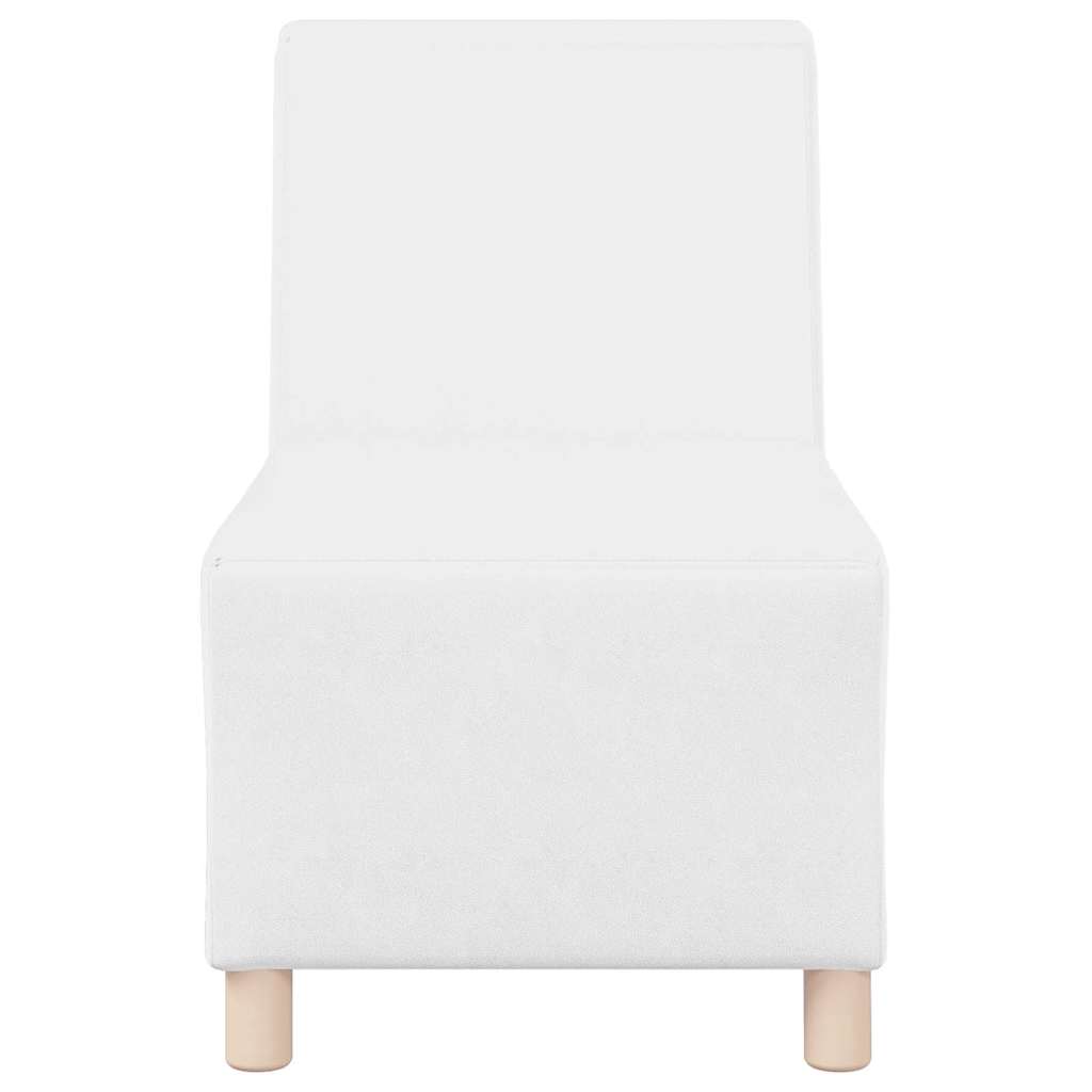 UnitÃ  di Divano Modulare Senza Braccioli 2 pcs Bianco