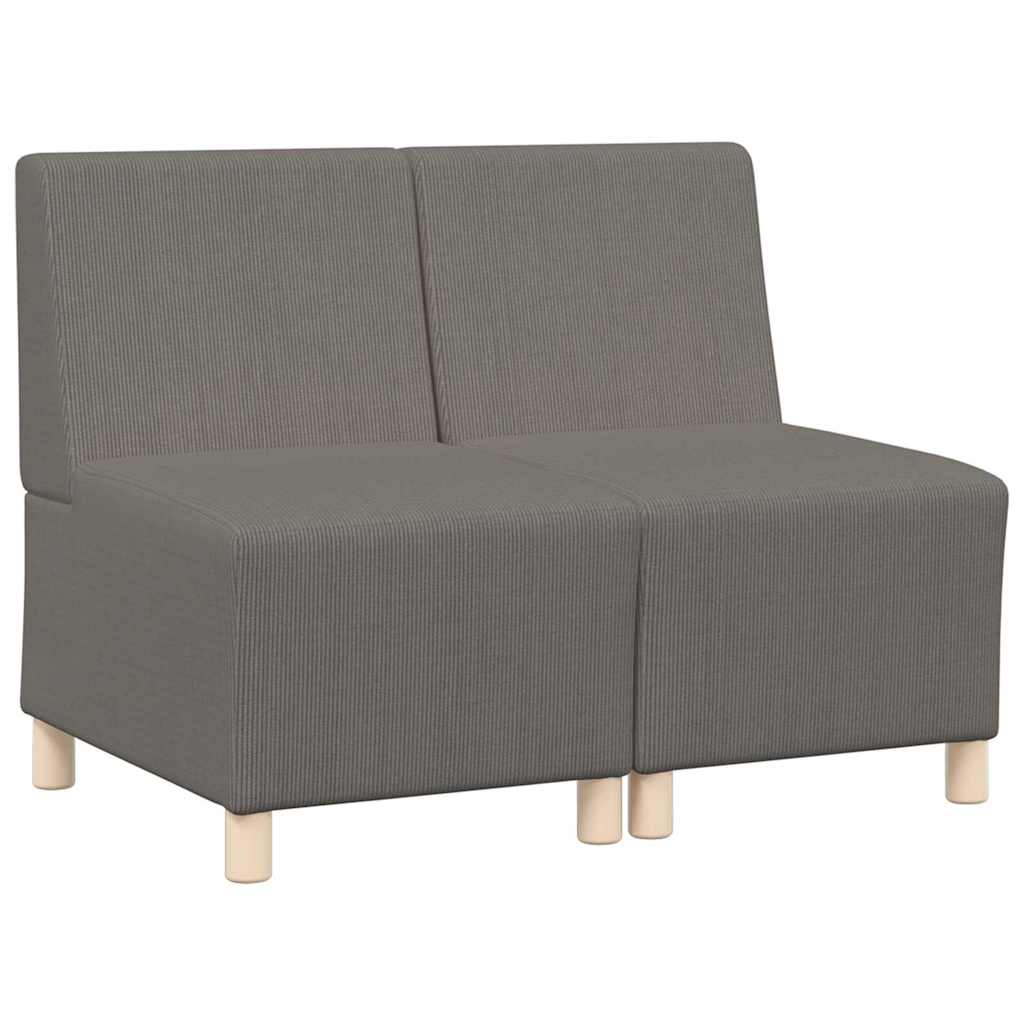 UnitÃ  di Divano Modulare Senza Braccioli 2 pcs Grigio chiaro