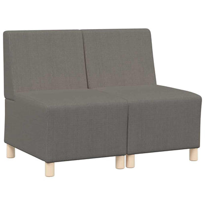 UnitÃ  di Divano Modulare Senza Braccioli 2 pcs Grigio chiaro