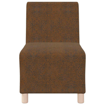 UnitÃ  di Divano Modulare Senza Braccioli 2 pcs Marrone