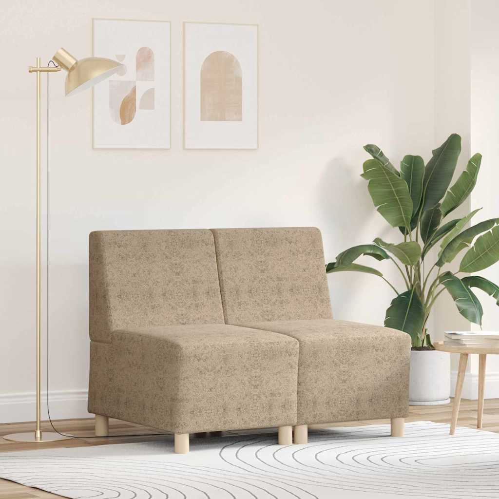 UnitÃ  di Divano Modulare Senza Braccioli 2 pcs Grigio chiaro