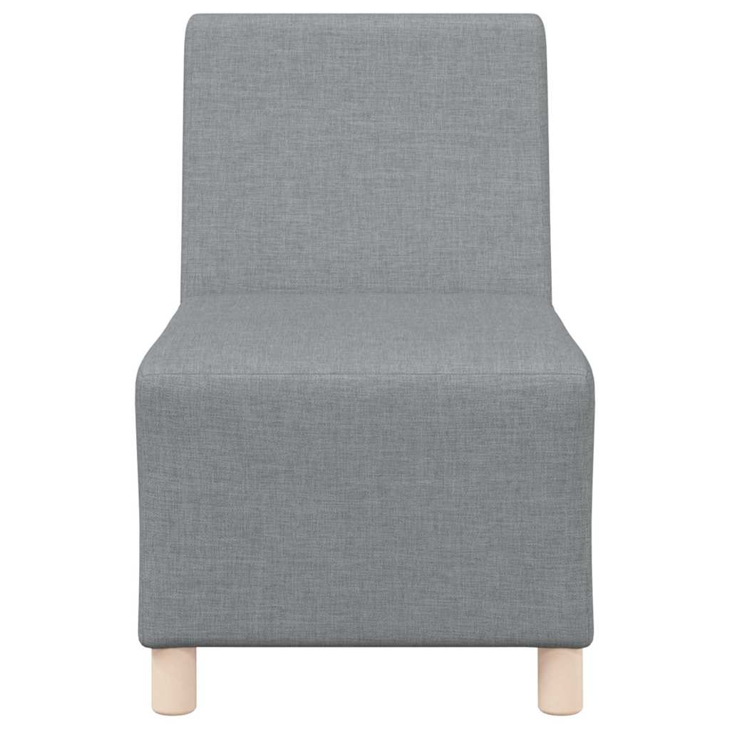 UnitÃ  di Divano Modulare Senza Braccioli 3 pcs Grigio chiaro