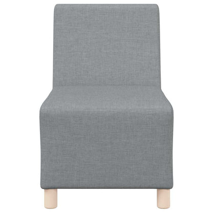 UnitÃ  di Divano Modulare Senza Braccioli 3 pcs Grigio chiaro