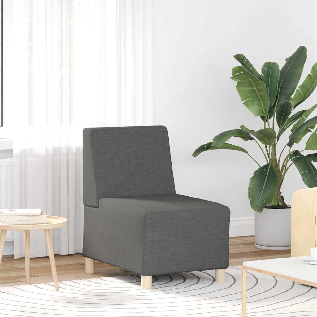 UnitÃ  di Divano Modulare Senza Braccioli 3 pcs Grigio scuro