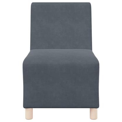UnitÃ  di Divano Modulare Senza Braccioli 3 pcs Grigio scuro
