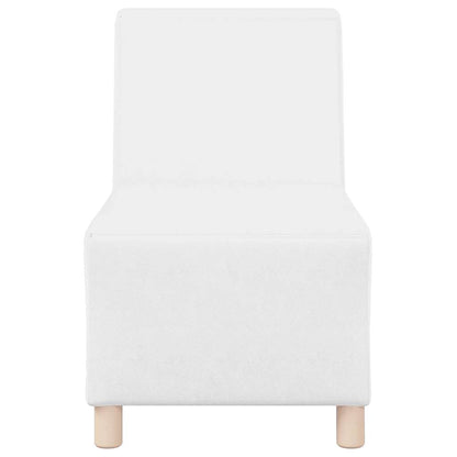 UnitÃ  di Divano Modulare Senza Braccioli 3 pcs Bianco