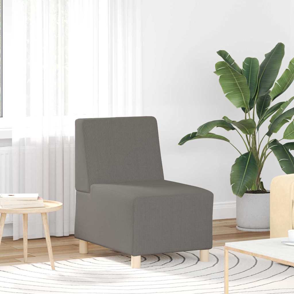 UnitÃ  di Divano Modulare Senza Braccioli 3 pcs Grigio chiaro