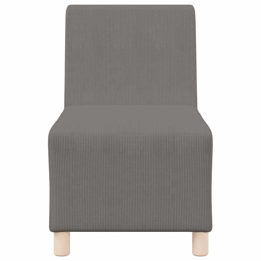 UnitÃ  di Divano Modulare Senza Braccioli 3 pcs Grigio chiaro