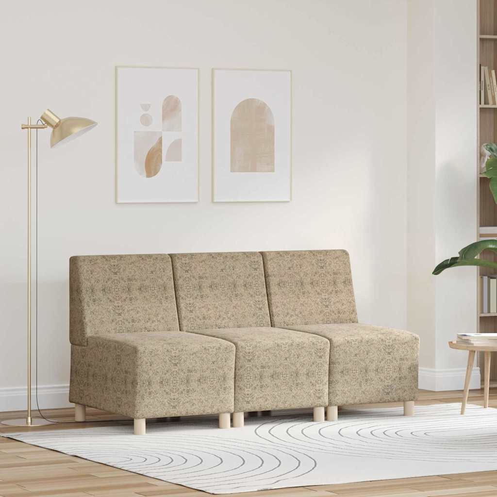 UnitÃ  di Divano Modulare Senza Braccioli 3 pcs Grigio chiaro
