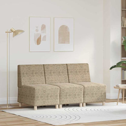 UnitÃ  di Divano Modulare Senza Braccioli 3 pcs Grigio chiaro
