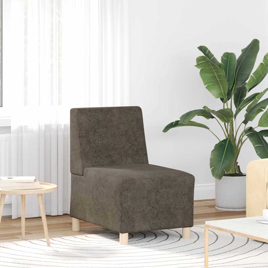 UnitÃ  di Divano Modulare Senza Braccioli 3 pcs Grigio scuro