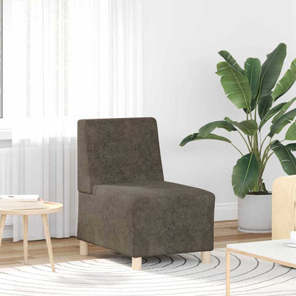 UnitÃ  di Divano Modulare Senza Braccioli 3 pcs Grigio scuro