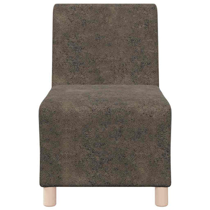 UnitÃ  di Divano Modulare Senza Braccioli 3 pcs Grigio scuro