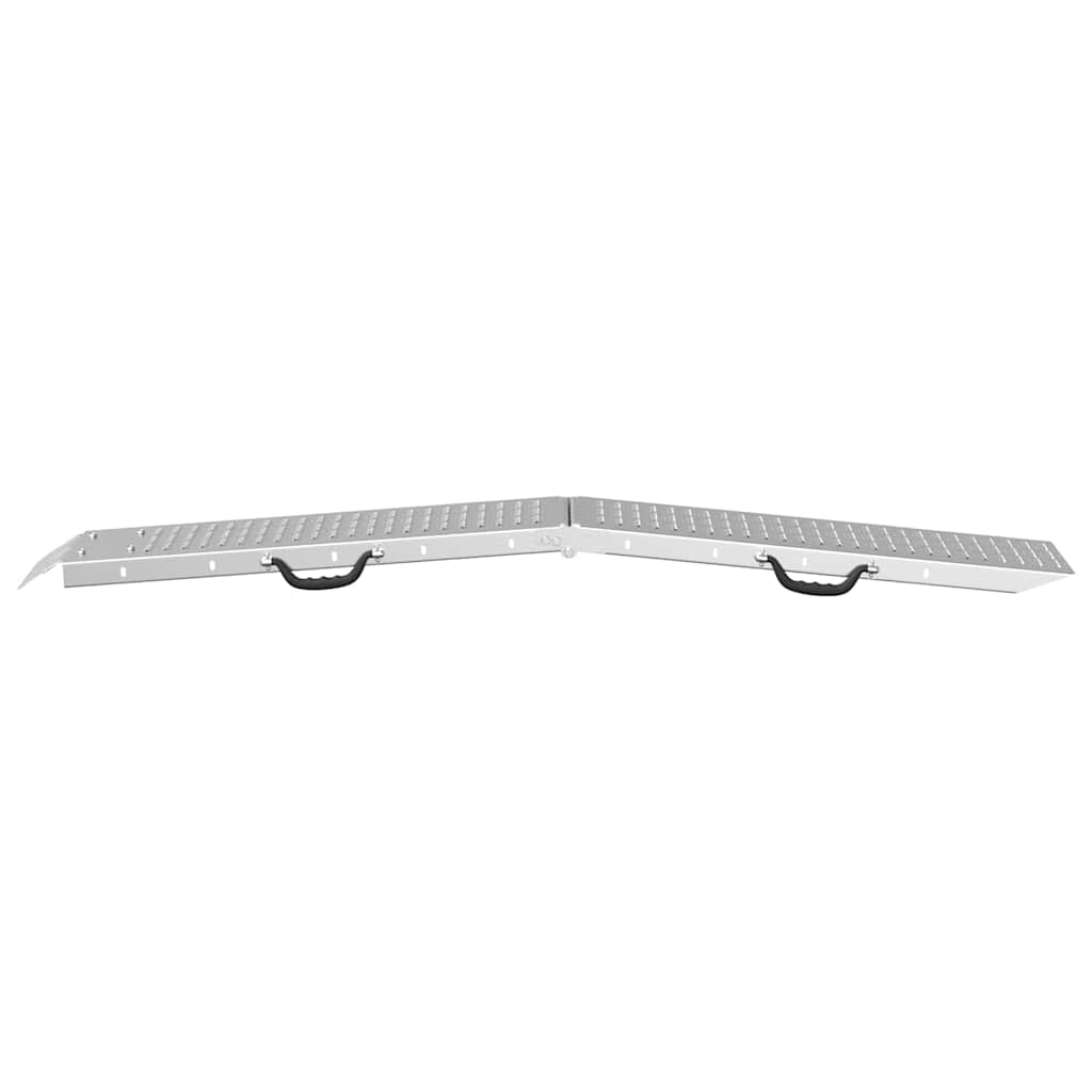 Rampe Pieghevoli 200kg per rampa Argento 186 x 23 x 4,5 cm