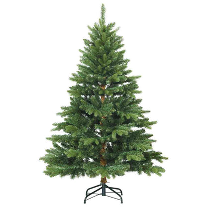 Albero di Natale Artificiale con Rami Pieghevoli Verde 150 cm