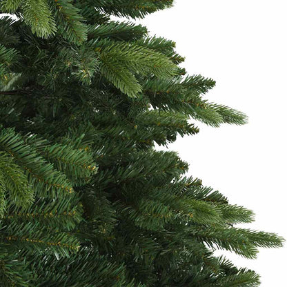 Albero di Natale Artificiale con Rami Pieghevoli Verde 210 cm