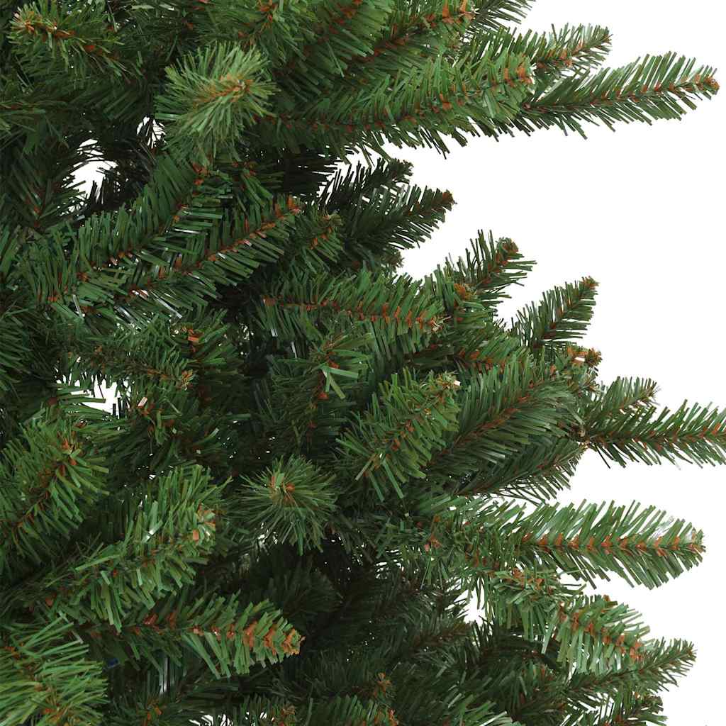 Albero di Natale Artificiale con Rami Pieghevoli Verde 150 cm