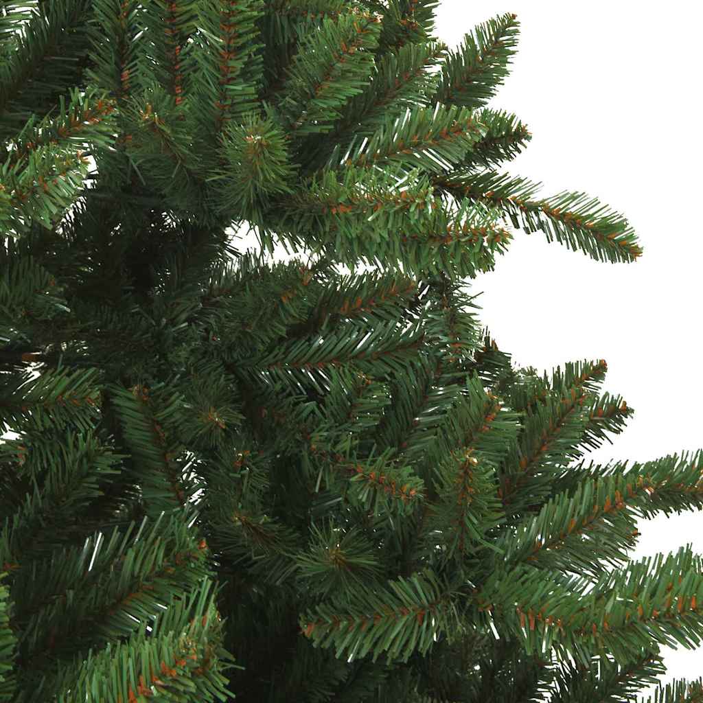 Albero di Natale Artificiale con Rami Pieghevoli Verde 180 cm