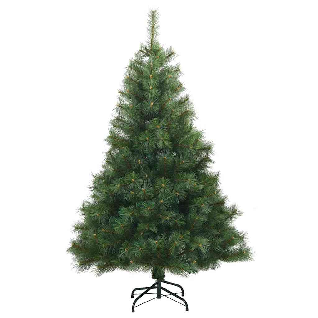 Albero di Natale Artificiale con Rami Pieghevoli Verde 120 cm