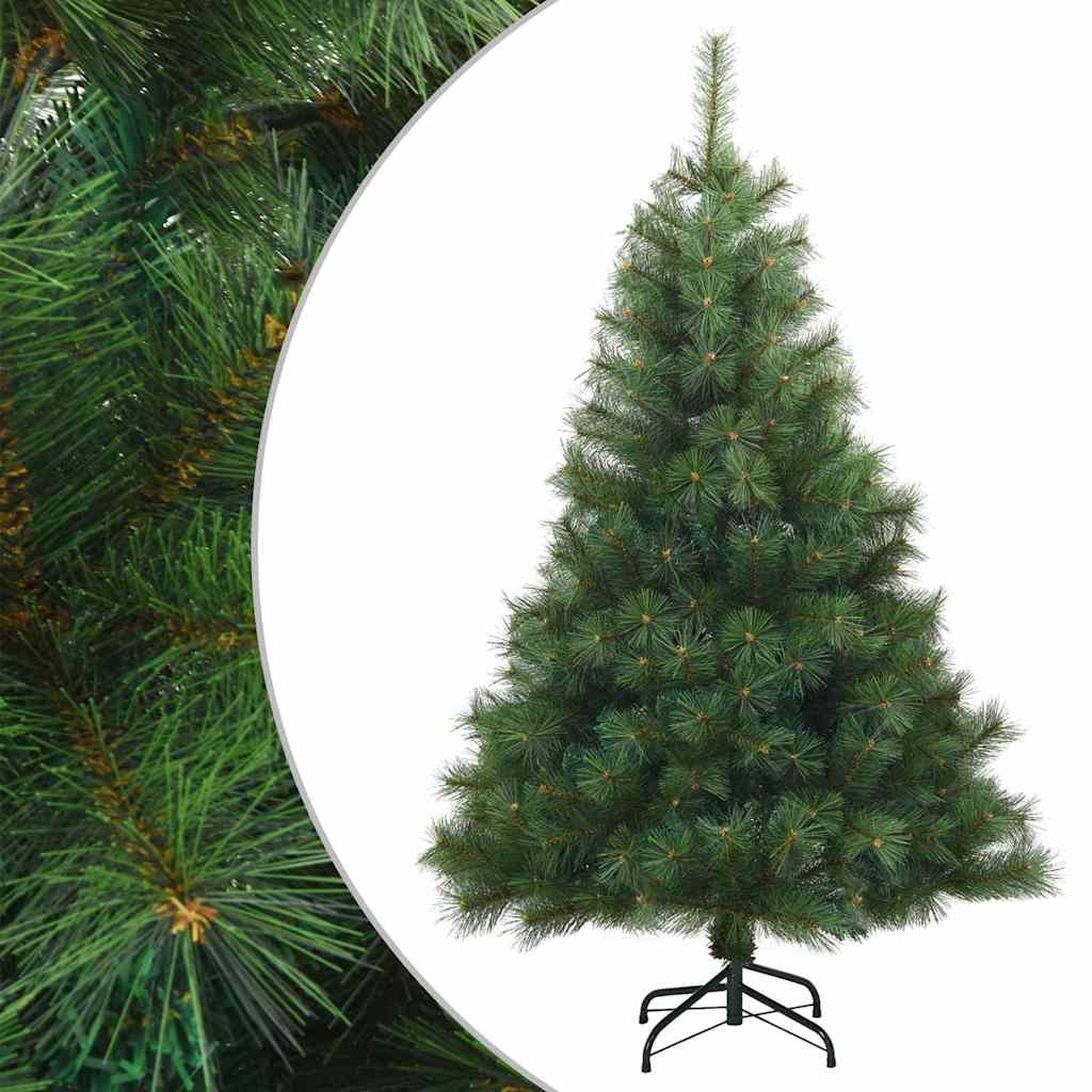 Albero di Natale Artificiale con Rami Pieghevoli Verde 150 cm