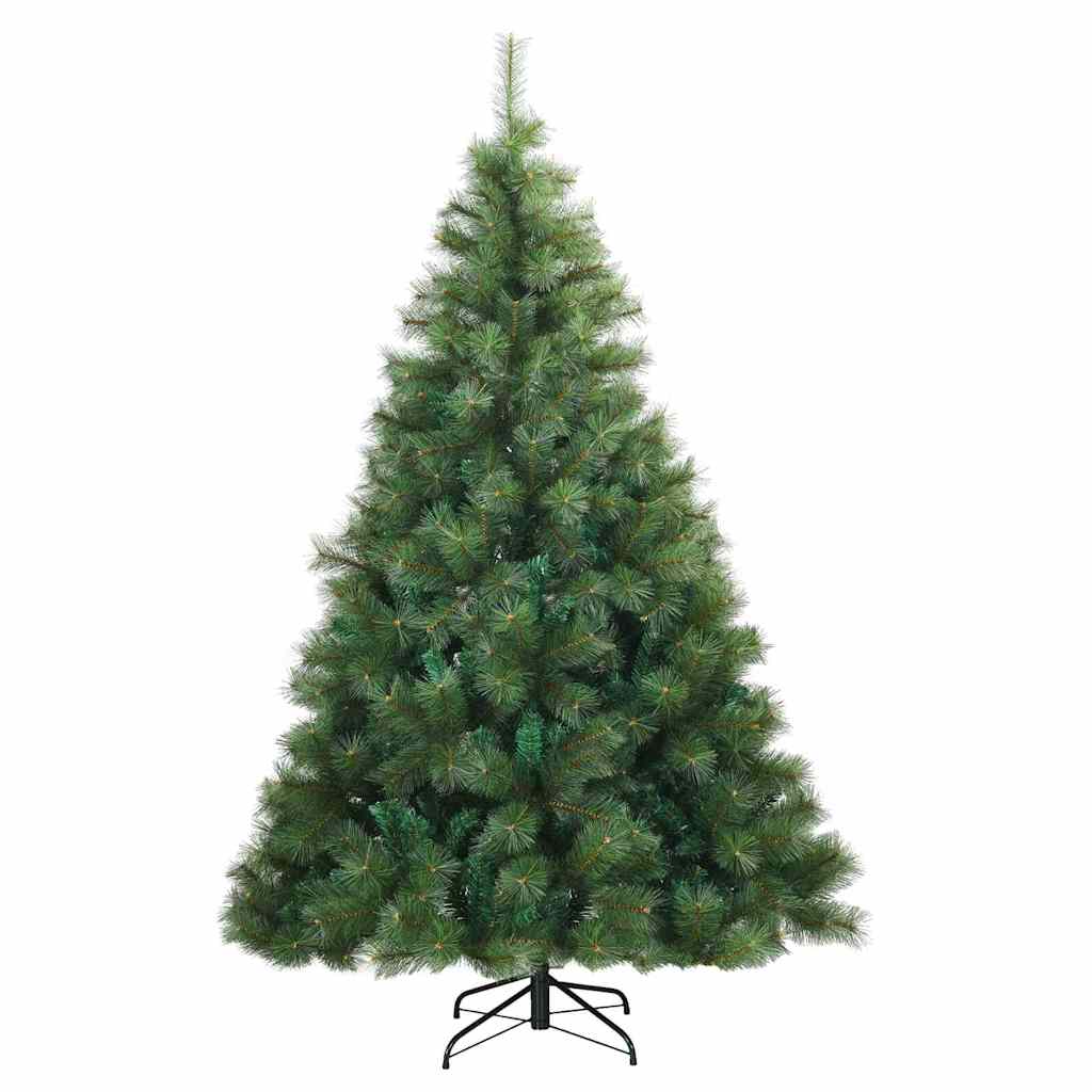 Albero di Natale Artificiale con Rami Pieghevoli Verde 180 cm