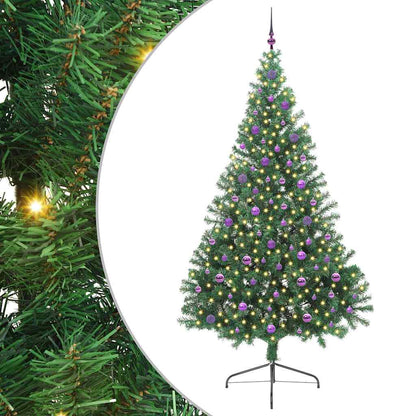 Albero di Natale artificiale con luci integrate Verde 240 cm