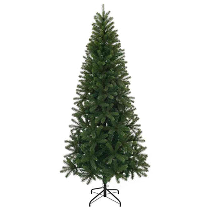 Albero di Natale artificiale con 300 LED Verde 180 cm PE e PVC
