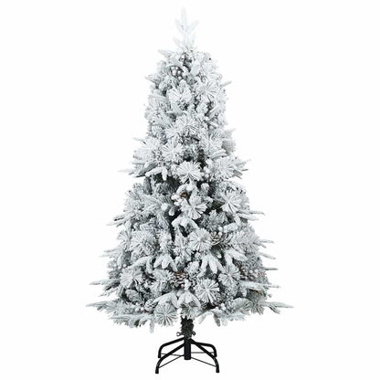 Albero di Natale Artificiale con Rami Pieghevoli Verde 120 cm