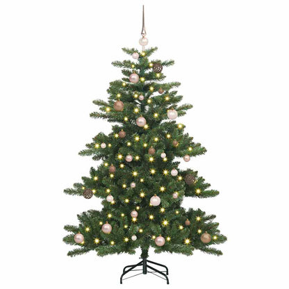 Albero di Natale Artificiale con Rami Pieghevoli Verde 150 cm