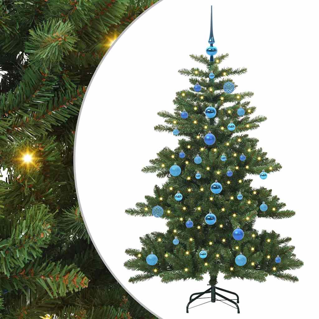 Albero di Natale Artificiale con Rami Pieghevoli Verde 150 cm