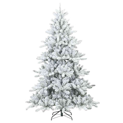 Albero di Natale Artificiale con Rami Pieghevoli Bianco 180 cm