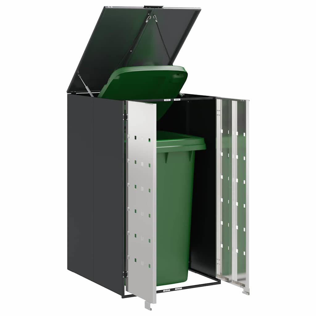 Magazzino per contenitori con coperchio sollevabile a gas per contenitore da 240L