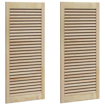 Porta per Armadio con porta 2 pcs Naturale 49,5 x 2,1 x 110 cm