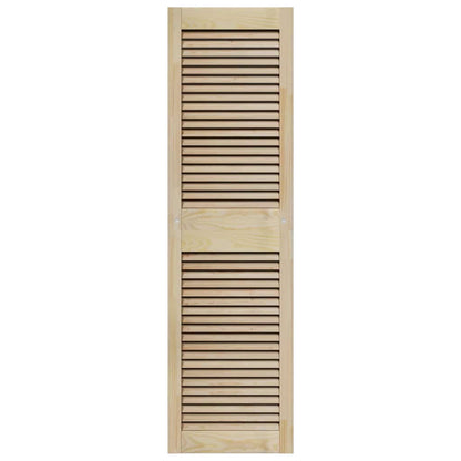 Porta per Armadio 2 pcs Naturale 39,5 x 2,1 x 140,5 cm