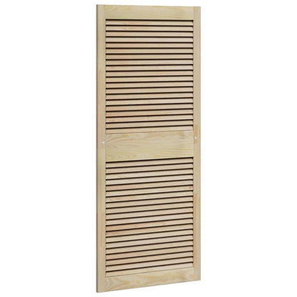 Porta per Armadio Naturale 140,5 x 2,1 x 59,5 cm Pino massello