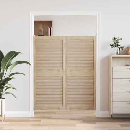Porta per Armadio 2 pcs Naturale 140,5 x 2,1 x 59,5 cm