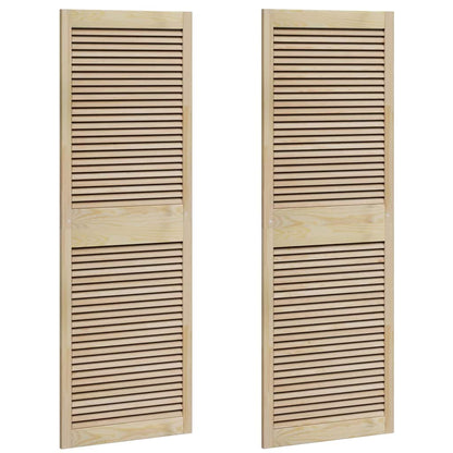 Porta per Armadio con porta 2 pcs Naturale 170 x 2,1 x 59,5 cm